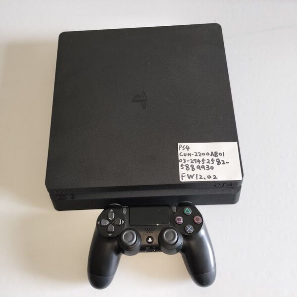24時間以内発送 中古動作品 FW12.02 PlayStation4 ジェット・ブラック 500GB CUH-2200AB01