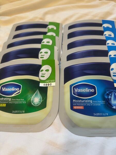 ヴァセリン シートマスクパック 10枚セット ワセリン Vaseline マスクシート