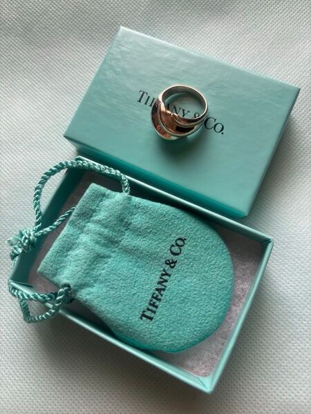 TIFFANY ティファニー ツイストロープ コンビ リング 11号