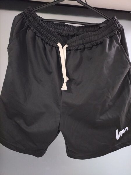 ハーフパンツ 黒 メンズ スポーツ(XL)