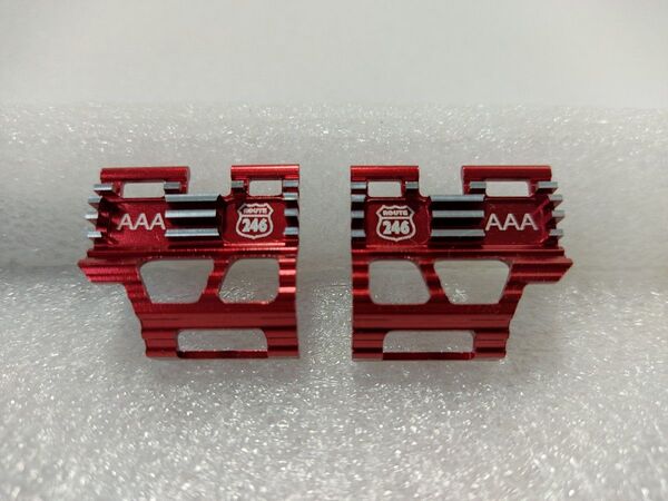 【新品未使用品】京商 ミニッツ R246-1323R MS専用 バッテリーヒートシンク レッドアルマイト MR-03 単4 AAA