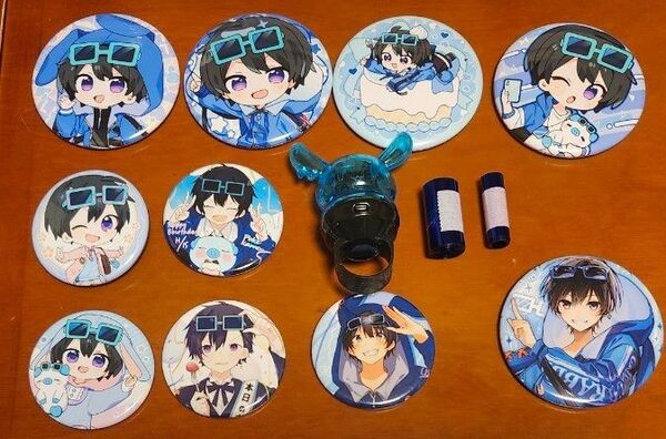 ちょこらび ポケカメン 缶バッジ 銀テ リングライト