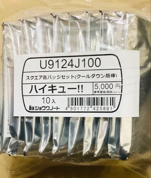ハイキュー スクエア缶バッジ セブンネット