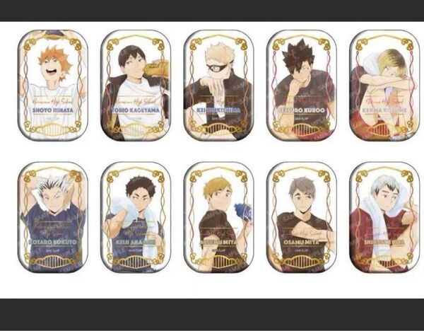 ハイキュー スクエア缶バッジ