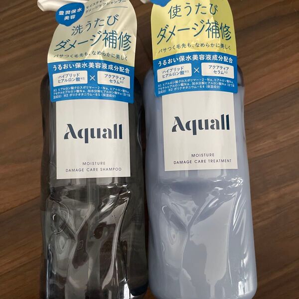 Aquall アクオル モイスチャーダメージケア シャンプー &トリートメント ポンプ 475ml