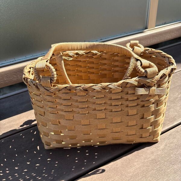 クラフトバンド かごバッグ ハンドメイド
