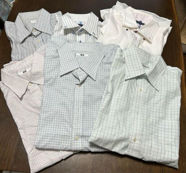 メンズ半袖ワイシャツ 6枚セット LLサイズ まとめ売り