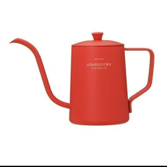 スターバックス ホリデー2020ケトルレッド550ml 未使用品 コーヒードリップポット