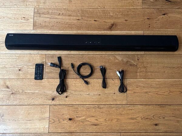 テレビ用スピーカー ホームシアター シアターバー Bluetooth 100W出力 光デジタル HDMI接続 400-SP084