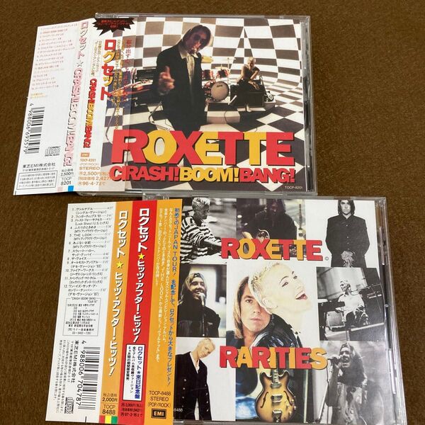 【国内盤帯付きCD】ロクセット/CRASH!BOOM!BANG!&ヒッツ・アフター・ヒッツ! 2枚セット売り