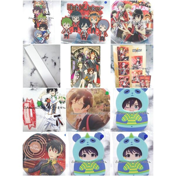 【SideM】アイドルマスターSideM High×Joker(伊瀬谷四季・若里春名・秋山隼人・冬美旬・榊夏来) グッズセット