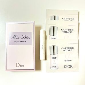 【匿名発送!】 ミス ディオール オードゥ パルファン 1ml カプチュール トータル ル セラム 美容液 1ml×3 Dior