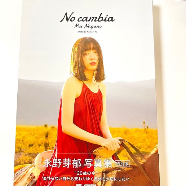 No cambia 永野芽郁 写真集 特別版 伊藤彰紀/撮影 スペシャルブック付き