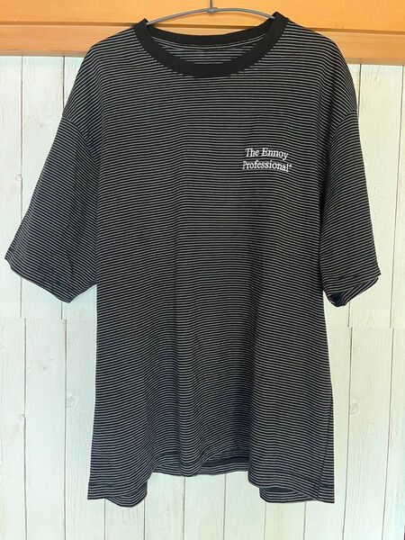 ennoy S/S Border T-Shirt ブラック