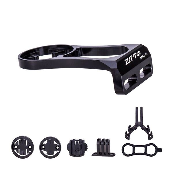 ZTTO 黒色 サイコン用マウントブラケット GARMIN Bryton IGPSPORT CATEYE
