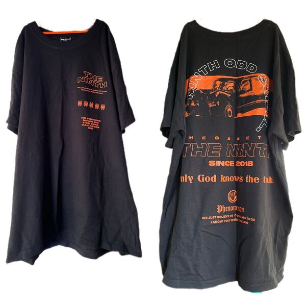 the GazettE ガゼット THENINTH ツアー 2018 氣志團万博 Tシャツ 半袖 プリント フリーサイズ