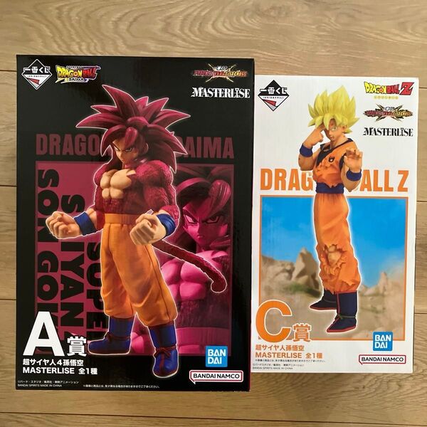 一番くじ ドラゴンボール VSオムニバスCROSS A賞超サイヤ人4孫悟空&C賞超サイヤ人孫悟空 2体セット