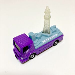 テコロジートミカ 東京スカイツリートラック 破損あり tomica ミニカー ジオラマ運搬