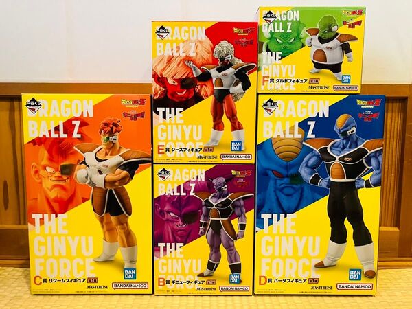 【未開封】一番くじ ドラゴンボール ギニュー特戦隊!!来襲 ギニュー リクーム バータ ジース グルド