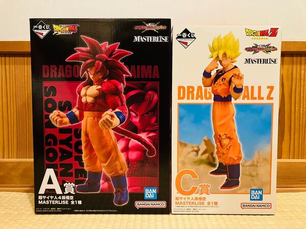 【未開封】一番くじ ドラゴンボール VS オムニバス CROSS 超サイヤ人4 孫悟空 ベジータ