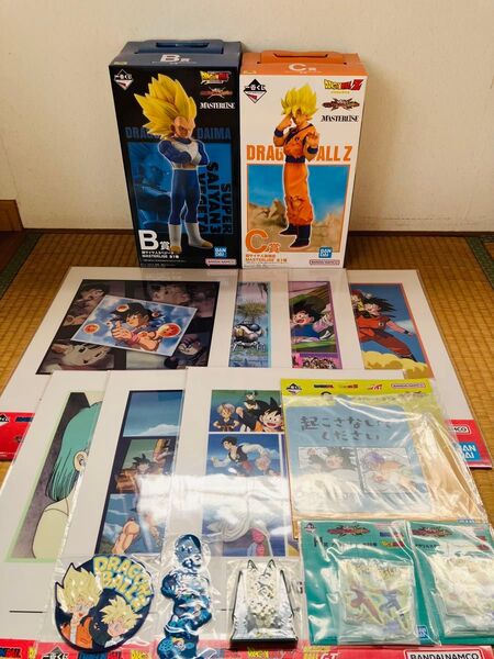 【下位賞付き】一番くじ ドラゴンボール VS オムニバス CROSS B賞 超サイヤ人3 ベジータ C賞 超サイヤ人孫悟空