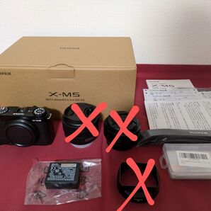 新品同様!FUJIFILM X-M5 ボディのみ!ブラック