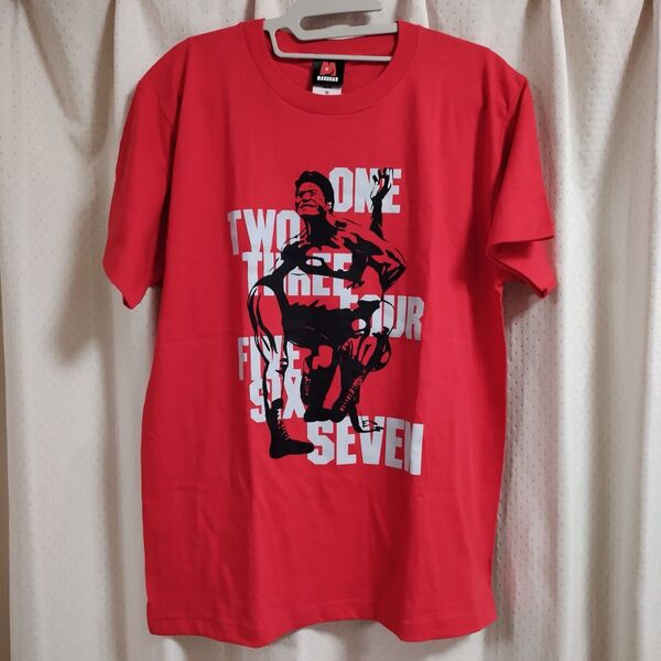 Tシャツ アントニオ猪木 マルハン MARUHAN Mサイズ 赤 コブラツイスト プロレス