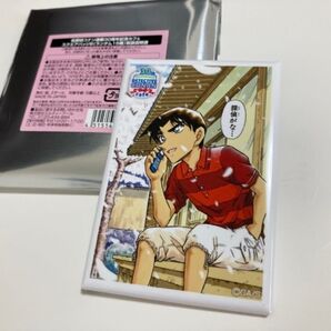 名探偵コナン 30周年記念カフェ スクエアバッジB 服部平次 缶バッジ