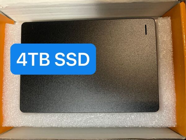 外付けSSD 4TB USB接続 ポータブルSSD 小型軽量 静音 テレビ パソコン ゲーム機 高速転送