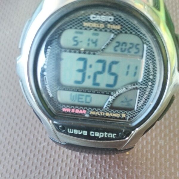 CASIO wave ceptor 腕時計 ベルト切れ ジャンク