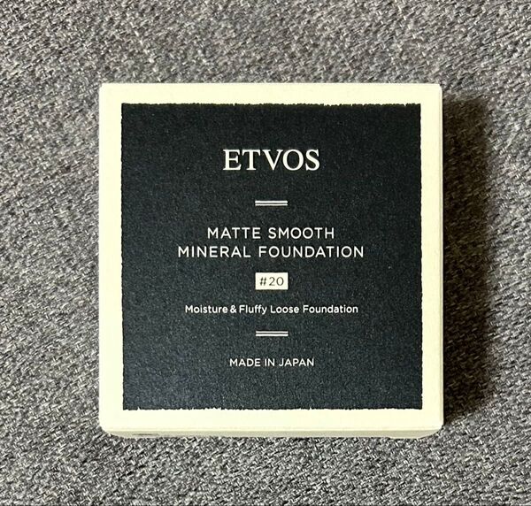 新品未開封 エトヴォス マットスムースミネラルファンデーション #20 ETVOS