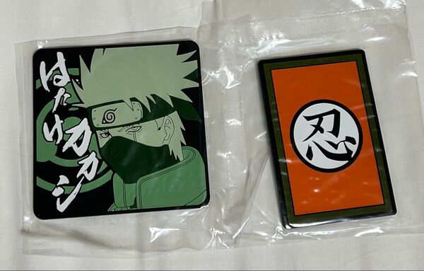 新品未開封 NARUTO ナルト 一番くじ 中忍試験編 J賞 ラバーコースター はたけカカシ 忍 2個セット