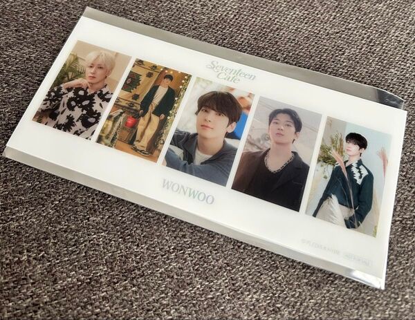 seventeen cafe セブチカフェ ウォヌ クリアブックマーカー 予約特典