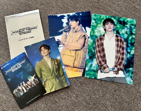 SEVENTEEN セブチ RIGHT HERE 映画 ライブフォト ムビチケ特典 ステッカー エスクプス スンチョル