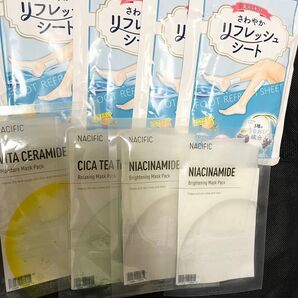 NACIFIC フェイスマスク4枚& リフレッシュシート3枚セット