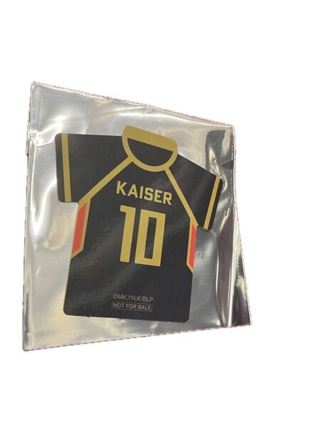 ブルーロック展 入場特典 ユニフォームステッカー カイザー