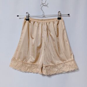 ペチパンツ 35cm丈 ベージュ ペチコート