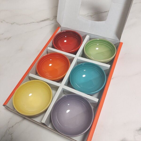 Le Creuset ルクルーゼ ミニボウル レインボー 新品未使用 小皿