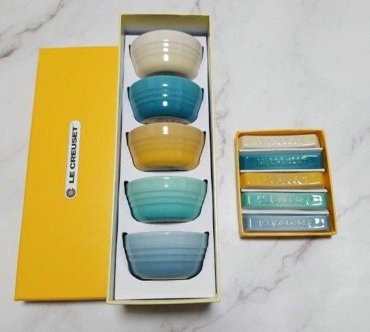 LE CREUSET ルクルーゼ プチラムカン カトラリーレスト セット 新品 小皿