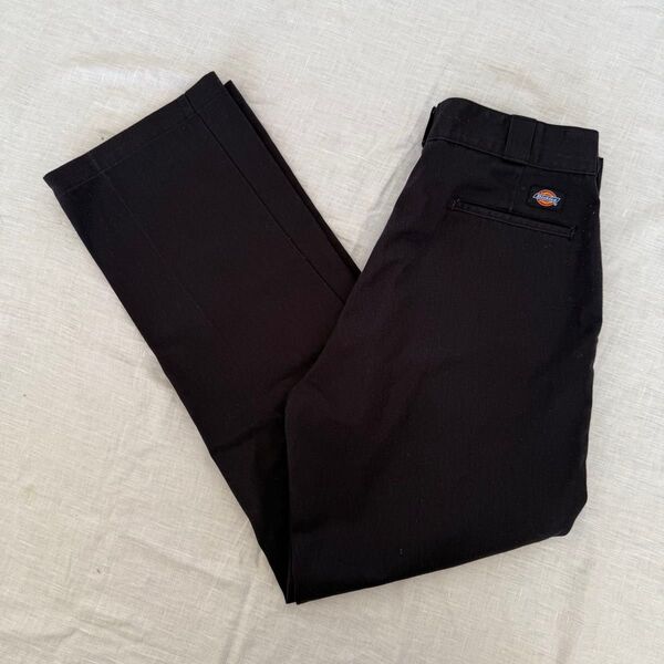 USA製 dickies 874 ブラック 黒 ワークパンツ ヴィンテージ 90's チノパン ディッキーズ ビンテージ