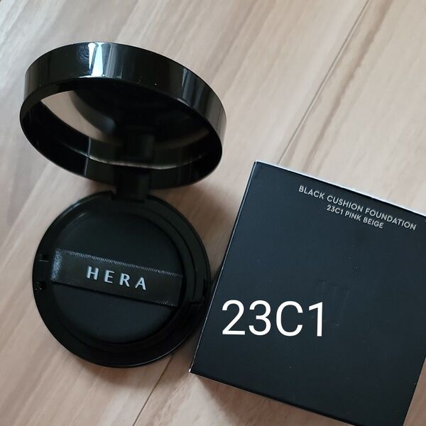 HERA ブラッククッション ファンデーション 23C1 ケース付きファンデーション本体のみ ヘラ ピンクベージュ