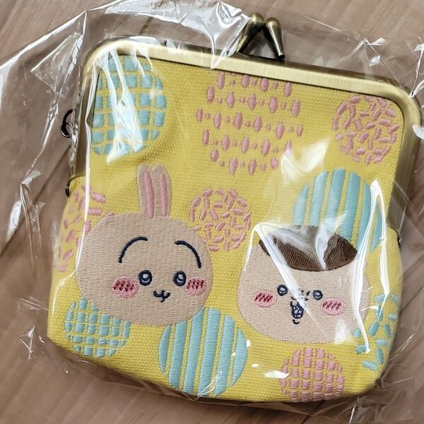 ちいかわ がま口 ポーチ がま口ポーチ 小物入れ フェイス 財布 刺繍 うさぎ くりまんじゅう コインケース