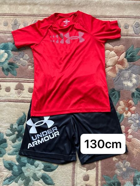 アンダーアーマー 半袖Tシャツ&ハーフパンツセット YOUTH MD 10-12