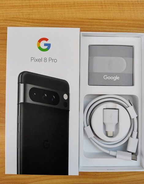 【美品】★★ Google Pixel8 Pro 128GB ★★ Obsidian 付属品未使用