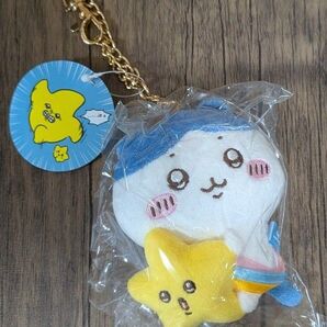 ★タグ付き・未使用★ちいかわ 流れ星マスコット ハチワレ