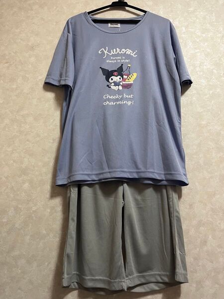サンリオ クロミちゃん ルームウェア上下セット メッシュTシャツ 新品 パジャマ