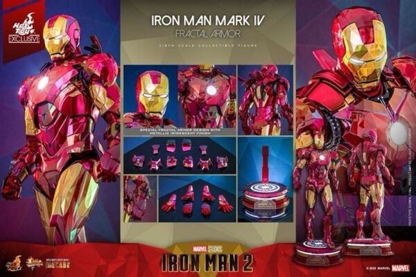 ホットトイズMMS792D70 アイアンマン・マーク4 フラクタル・アーマーFractal限定版 Ironman m mark 4