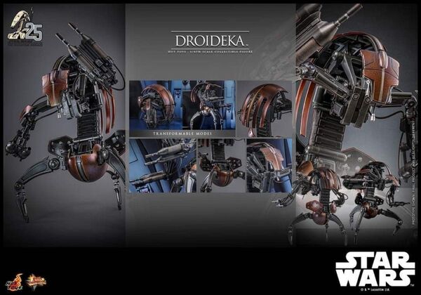 ホットトイズ MMS755 『スター・ウォーズ エピソード1/ファントム・メナス』ドロイデカ Star Wars Droideka