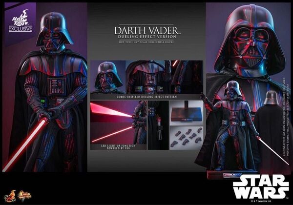 ホットトイズ MMS777『スター・ウォーズ』1/6 ダース・ベイダー(デュエリング・エフェクト版) Darth Vader