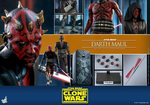 ホットトイズTMS024 スター・ウォーズ ダース・モール Star Wars Darth Maul Hottoysマンダロリアン